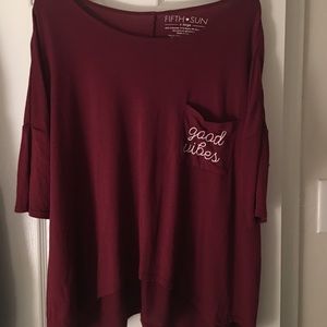 Fifth Sun Tops - Good Vibes Dolman Shirt Fifth Sun Tops - Good Vibes Dolman Shirt